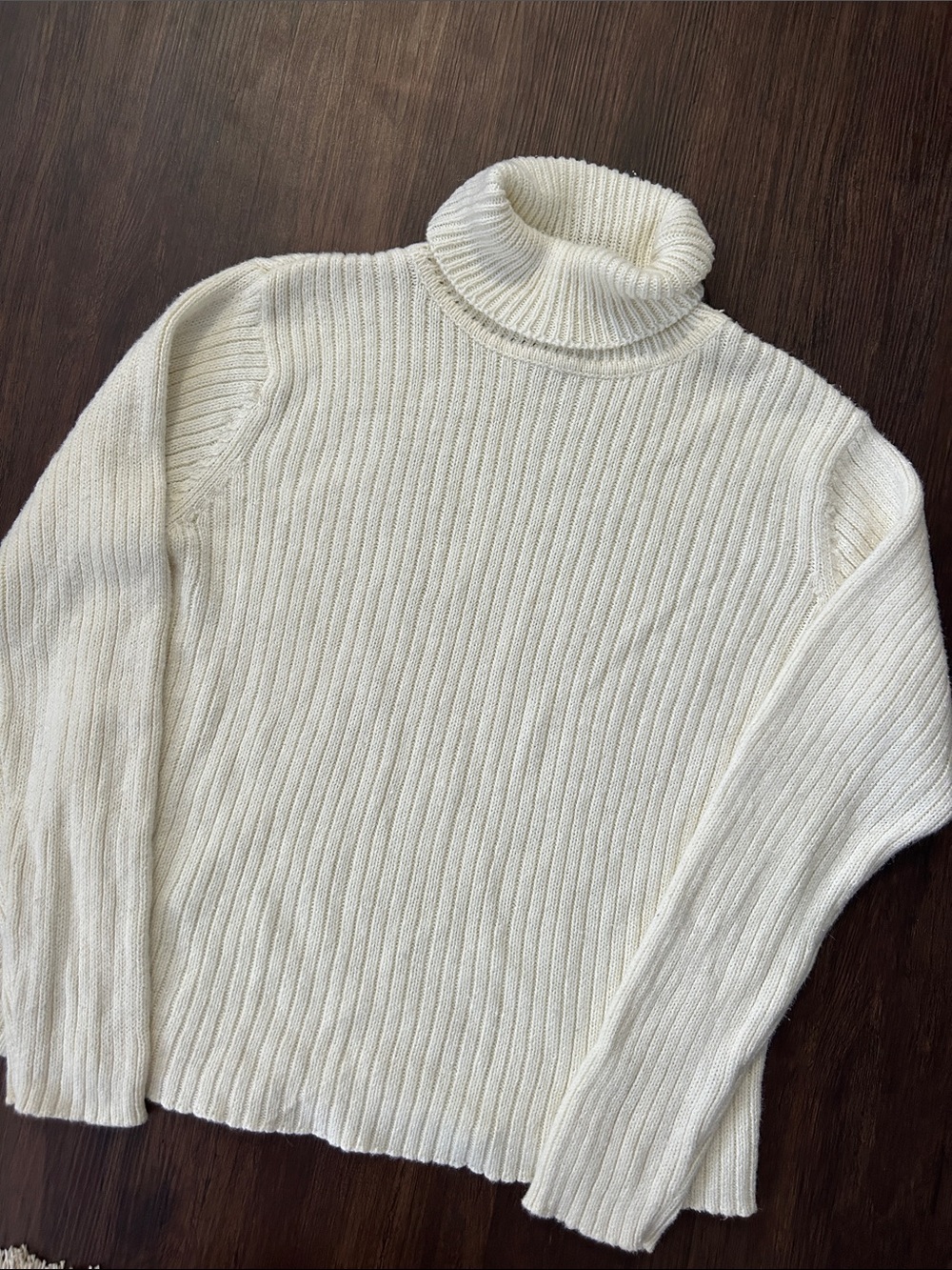 Vintage Cotton Knit Turtleneck - Picture 2 of 4